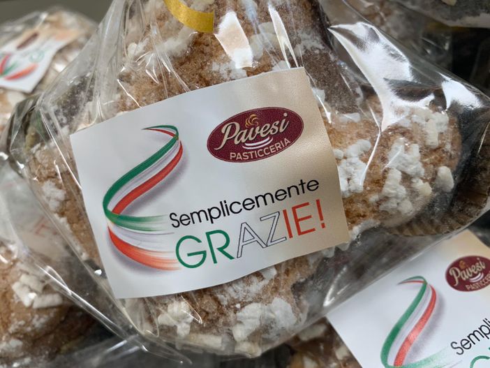 Pasticceria Pavesi dona 500 colombe all'ospedale di Biella: &quot;Una grande emozione&quot;