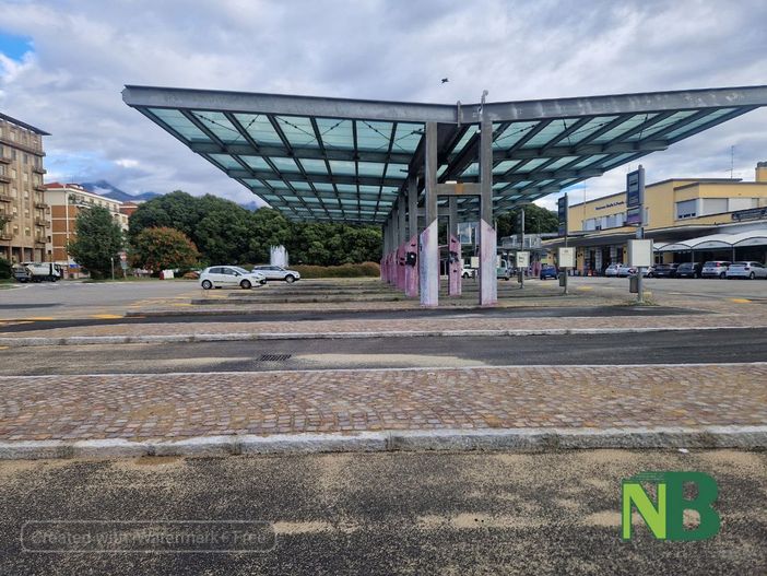 Piazza San Paolo a Biella, il cantiere al movicentro chiuderà entro un mese