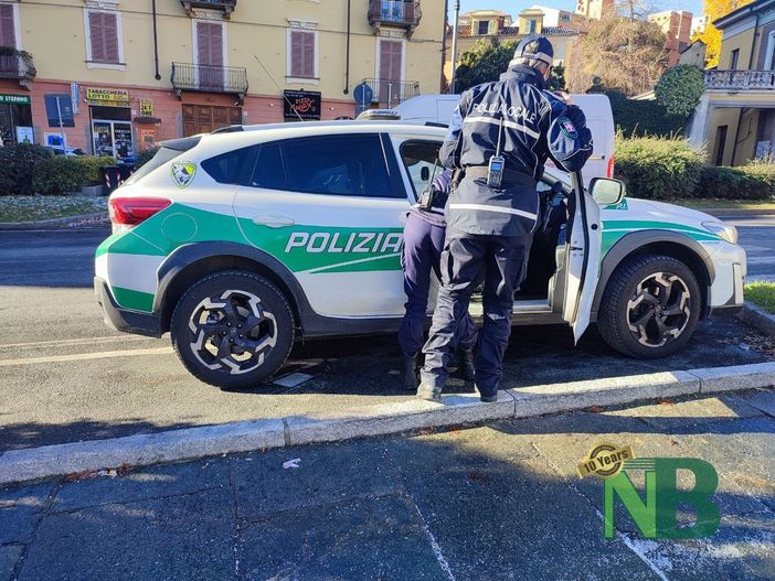 Investimento a Biella in via Pietro Micca., E' il secondo nello stesso punto in una settimana, foto Mattia Baù per newsbiella.it
