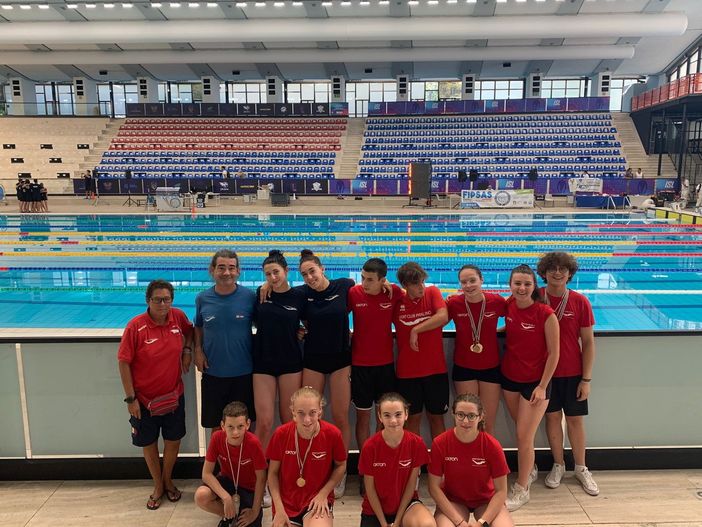 Campionati italiani di categoria di nuoto pinnato a Napoli, medaglie per Sport Club Pralino
