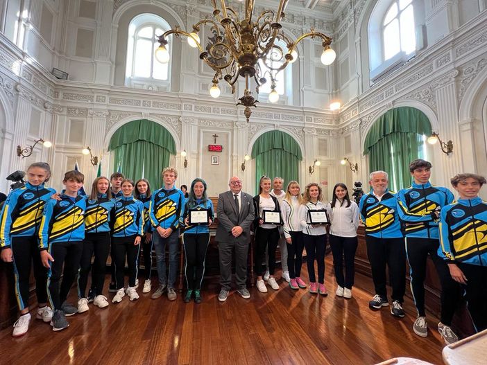 Tempo di premiazioni in Comune a Biella