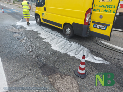 Sala Biellese: Ingente sversamento di liquido oleoso. Inquadrato dalle telecamere il responsabile - foto di repertorio