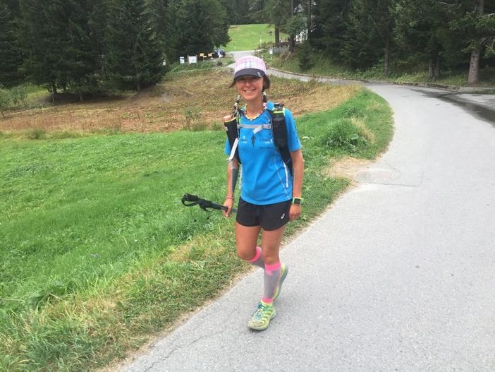 Chiara Tallia finisher al Tor des Geants 2018
