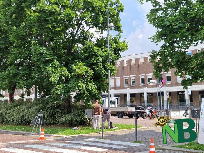 Biella, è entrata nel vivo la posa delle nuove telecamere