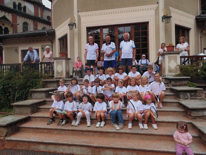 I partecipanti al corso di Tennis I partecipanti al corso di Tennis