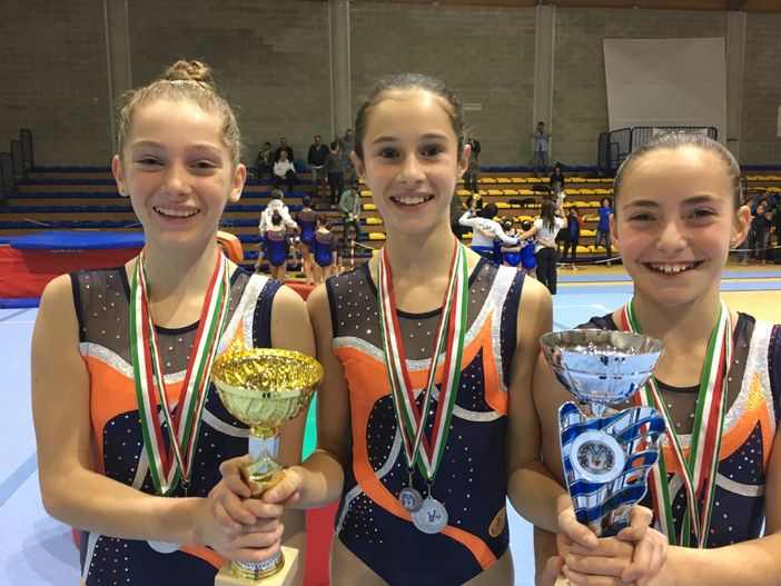 Ginnastica artistica: Ori e argenti per la Pietro Micca, finale nazionale a Jesolo