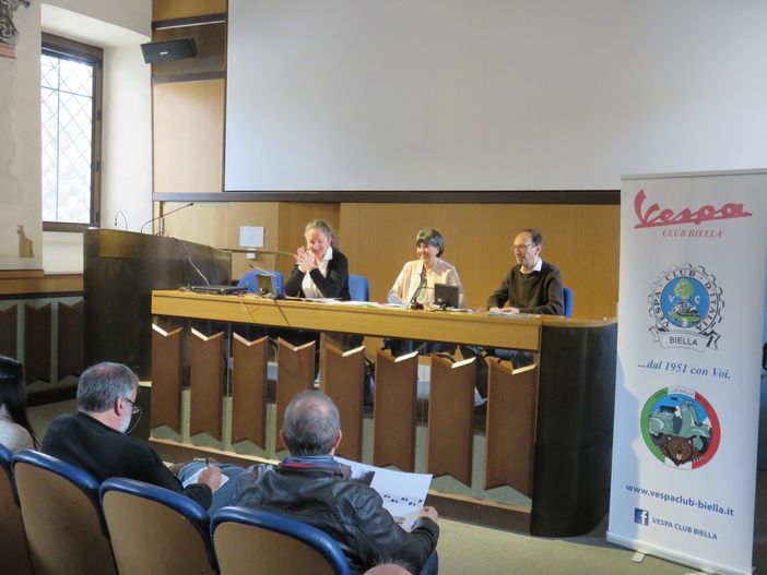 Biella: Raduno Vespa Club celebrato con monumento simbolo FOTOGALLERY VIDEO