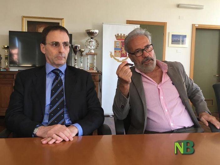 Da sinistra il nuovo vicario Marco Staffa insieme a questore di Biella Nicola Alfredo Parisi