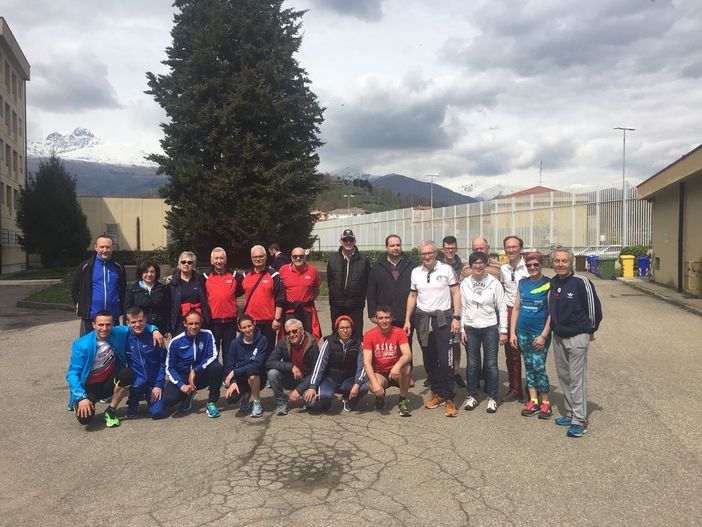 Vivincittà, la corsa più grande del mondo in carcere a Biella, 120 i partecipanti, nella foto i partecipanti a una precedente edizione sempre a Biella