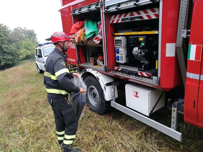 Fuga di gas a Graglia, vigili del fuoco impegnati per ore