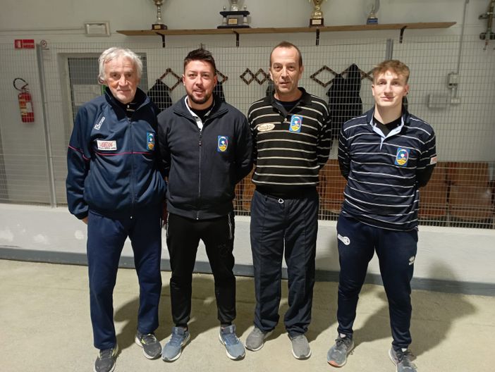 I vincitori del primo Memorial  Franco Caucino - Foto Federbocce ed Adriano Negrini