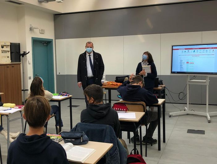 Un'aula al Sella Lab