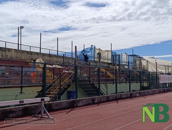 Stadio Pozzo - Lamarmora di Biella, a breve il rifacimento della pista di atletica, FOTO Mattia Baù per newsbiella.it