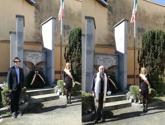 Verrone: Sindaco, Alpini e parroco celebrano il 25 Aprile