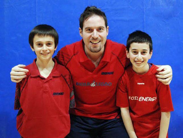 Jacopo Sulis, Gianluca Servo e Alessio Bonavita del TT Biella Legno Jacopo Sulis, Gianluca Servo e Alessio Bonavita del TT Biella Legno