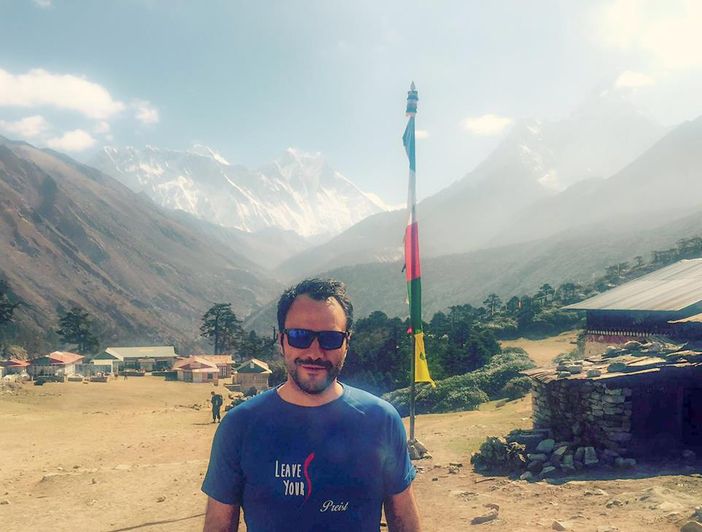 Pietro Presti ha raggiunto il campo base dell'Everest Pietro Presti ha raggiunto il campo base dell'Everest