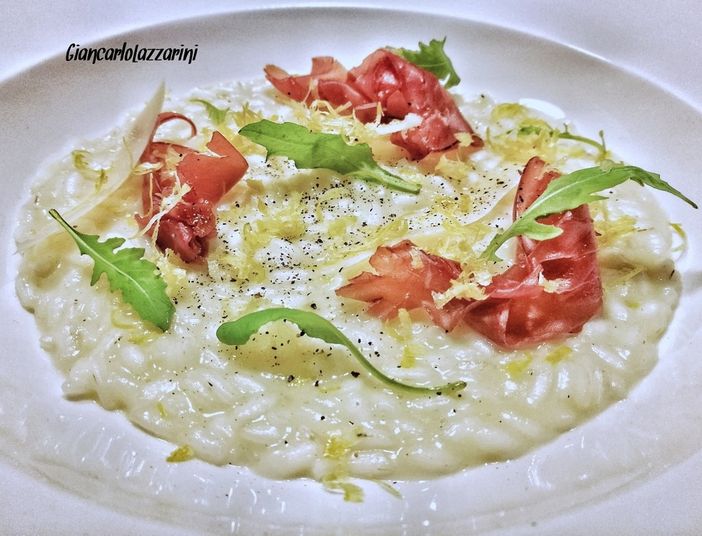 Ricetta: Risotto al limone con bresaola e rucola