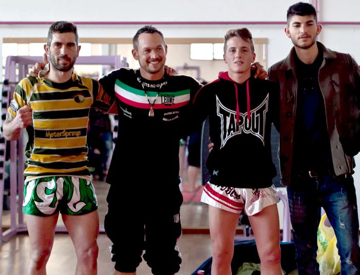 Andrea Poli, il maestro Gianluca Crepaldi, Alberto Griso e Giuseppe Lamacchia Andrea Poli, il maestro Gianluca Crepaldi, Alberto Griso e Giuseppe Lamacchia