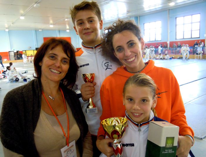 Cinzia Sacchetti, Jessica Lagna, Vittoria Siletti e Nicolò Zedda