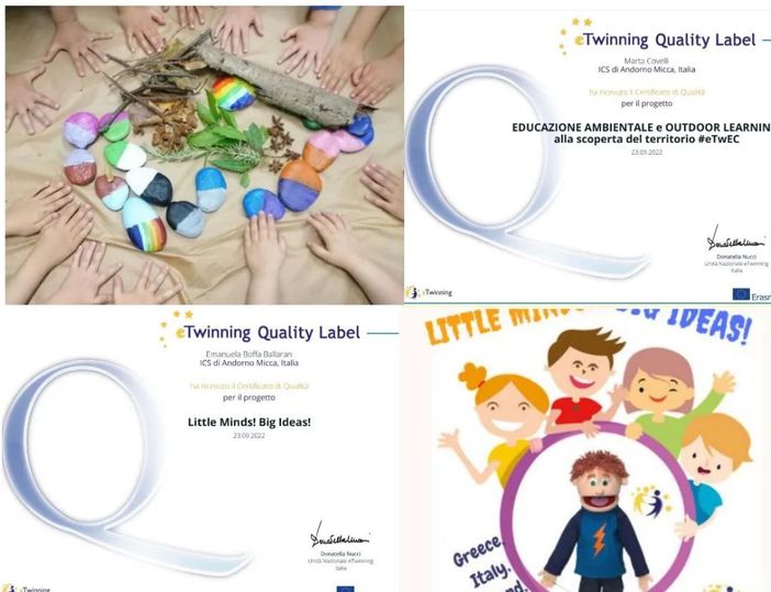 L'Istituto comprensivo di Andorno Micca premiato con due Quality Label eTwinning