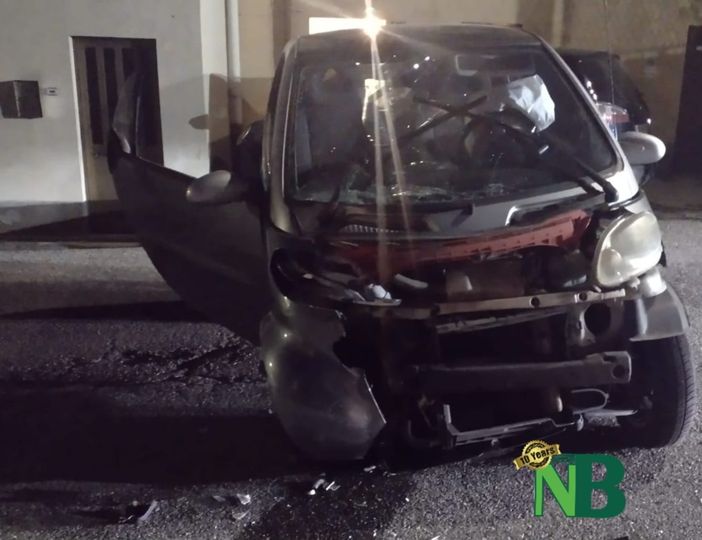 Vigliano: 41enne di Andorno con l'auto contro un palo, positivo all'alcol test