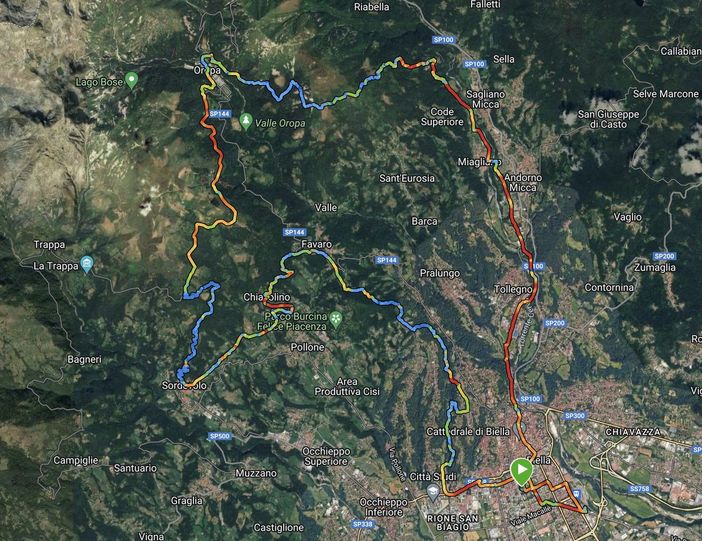 Un nuovo percorso di eBike Biella...un giretto appena dietro casa Un nuovo percorso di eBike Biella...un giretto appena dietro casa