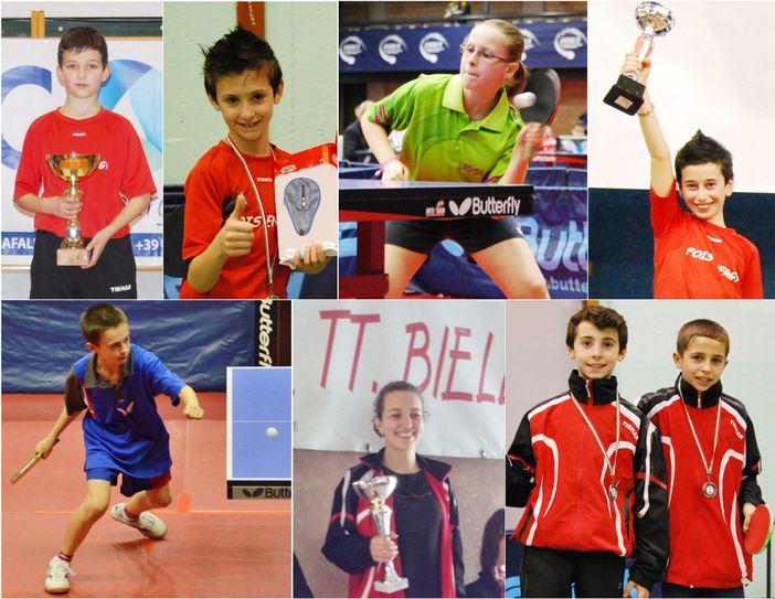 Gli otto atleti del TT.Biella che parteciperanno agli Italiani Giovanili 2014