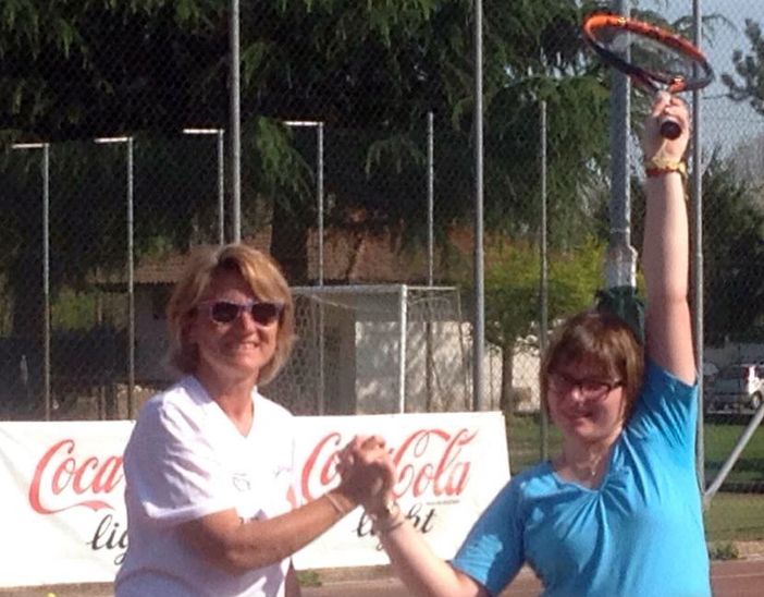 Valentina Ghelfi con Monica Vespa