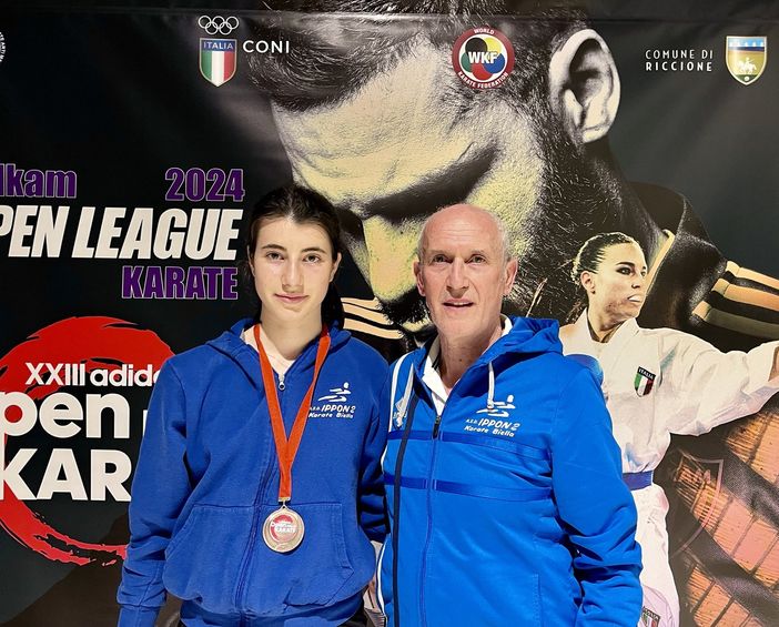 IPPON 2 KARATE, Marta Buono terza all’Open D’Italia