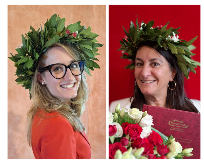 Laura  Vaudano ed Erica Mastellaro, doppia laurea in famiglia: madre e figlia unite dalla passione per la psicologia