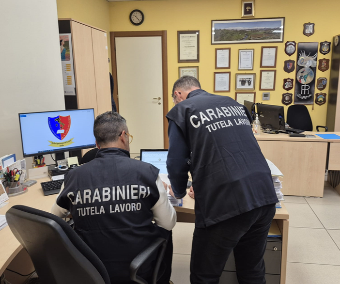 Controlli a Biella: lavoro in nero e appalto fittizio, sanzioni per 30mila euro