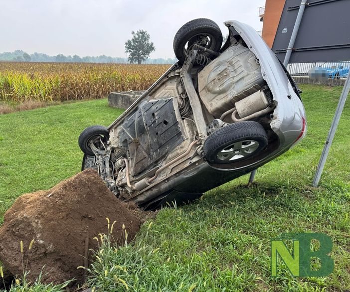 Salussola, scontro tra veicoli: uno fugge, foto archivio