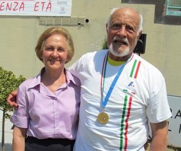Atletica Master - Record del mondo di Carmelo Rado nel Pentathlon Lanci