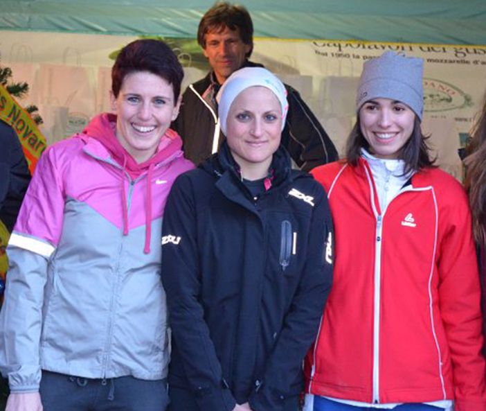 il podio femminile di Oleggio (foto wwww.biellaedintorni.it)