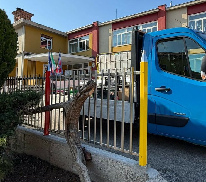 A Occhieppo Inferiore nuova recinzione a tema nelle scuole