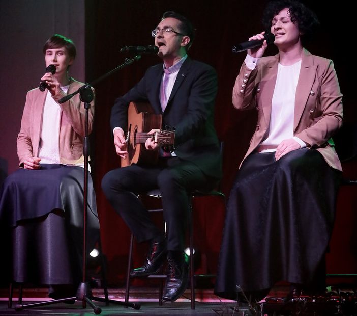 Gli «Shout! Koinonia» di Strona a Sanremo Gli «Shout! Koinonia» di Strona a Sanremo