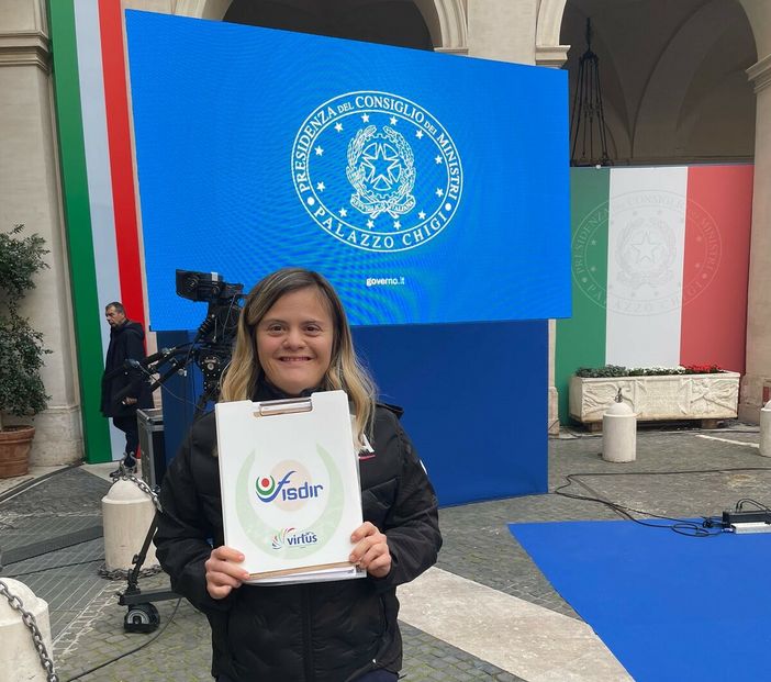 Giornata Internazionale delle Persone con Disabilità, Nicole Orlando a Palazzo Chigi