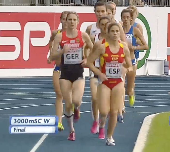 Valeria Roffino in gara a Braunschweig