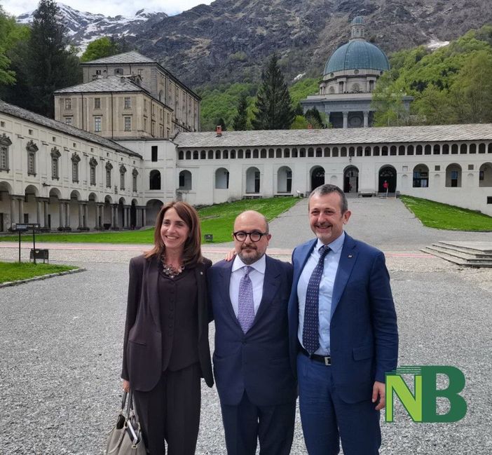 Biella, il ritorno del ministro Sangiuliano a Oropa: pronti 7 milioni per la riqualificazione del Santuario FOTO