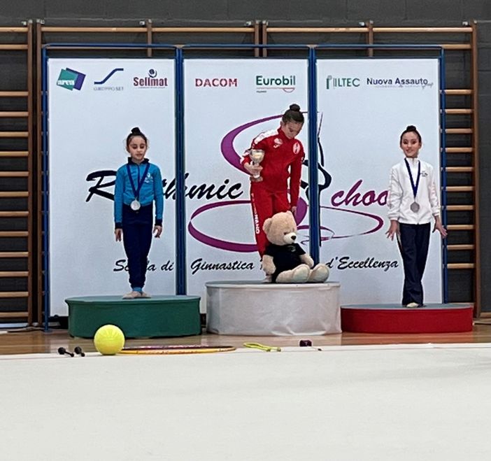 Buona la prova delle atlete della ritmica Pietro Micca a Candelo