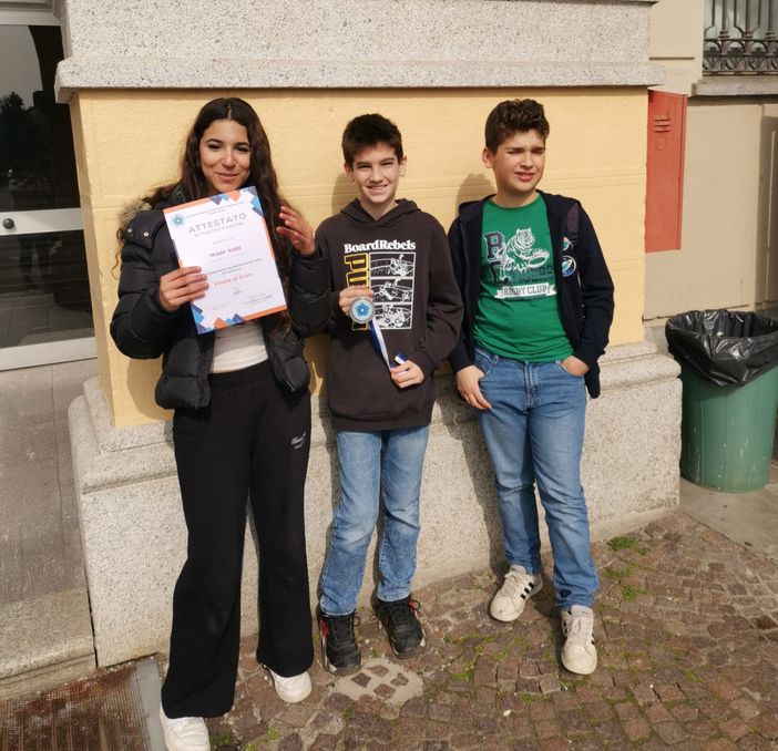 Gare Matematiche del Mediterraneo, Federico Rama delle medie di Biella Chiavazza sul podio della finale