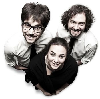 Paolo Canova, Diego Rizzuto e Sara Zaccone ideatori del progetto fate il nostro gioco