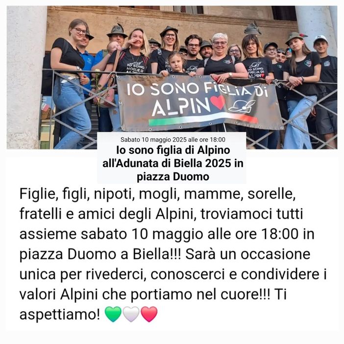 Dall’Adunata all’impegno solidale: il messaggio delle sorelle di Moruzzo arriva a Biella FOTO