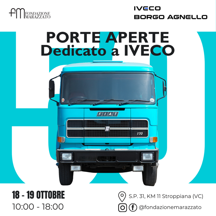 Fondazione Marazzato festeggia i 50 anni di Iveco: raduno speciale il 18 e 9 ottobre 2025