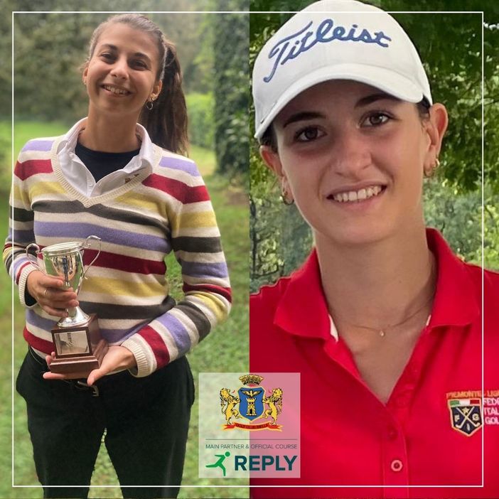 Da sinistra Francesca Beltramo e Camilla Barbero - Foto A.S.D. Golf Club Biella "Le Betulle"