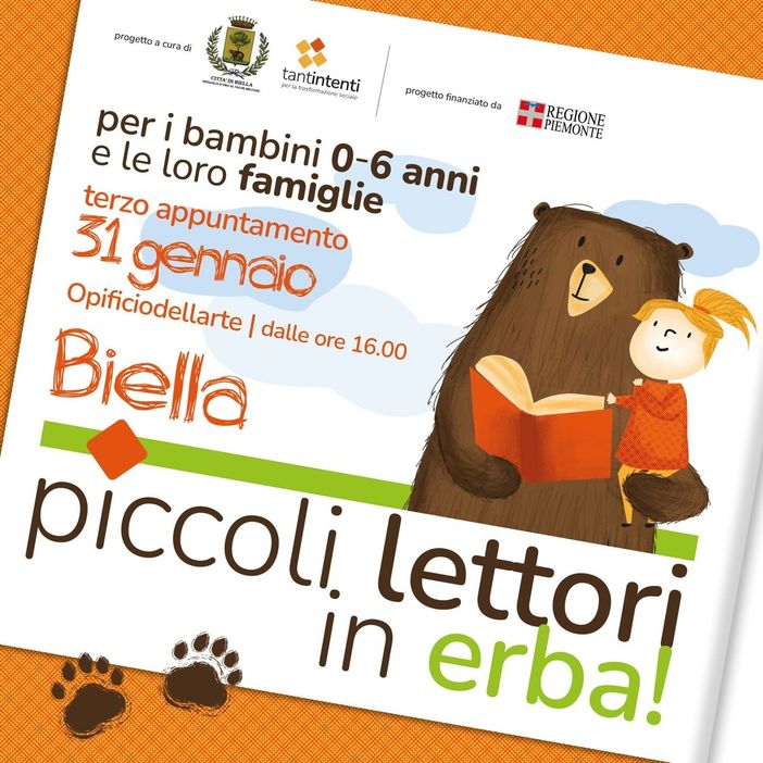 "Piccoli lettori in erba" all'Opificiodellarte al terzo appuntamento