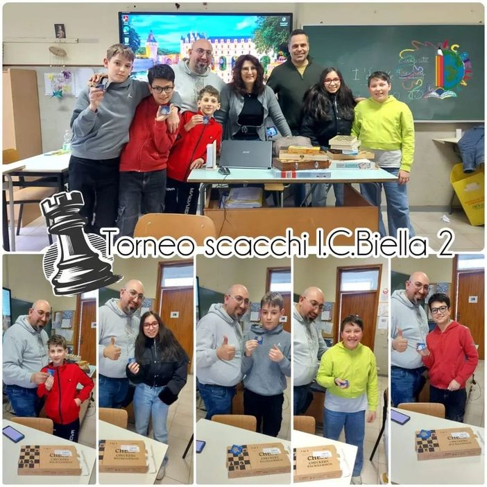 Media di Biella Chiavazza, ieri il torneo di Scacchi di istituto Media di Biella Chiavazza, ieri il torneo di Scacchi di istituto