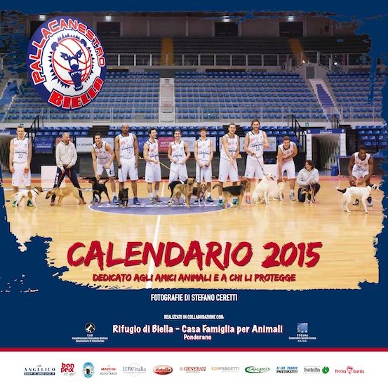 Basket - Al via la vendita del calendario 2015 di Pallacanestro Biella