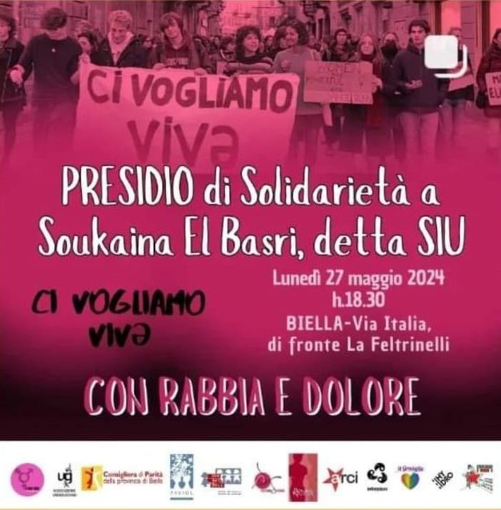 Un presidio di solidarietà per Siu