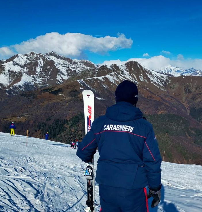 Carabinieri: prevenzione e sicurezza sulle piste da sci del comprensorio sciistico di Bielmonte